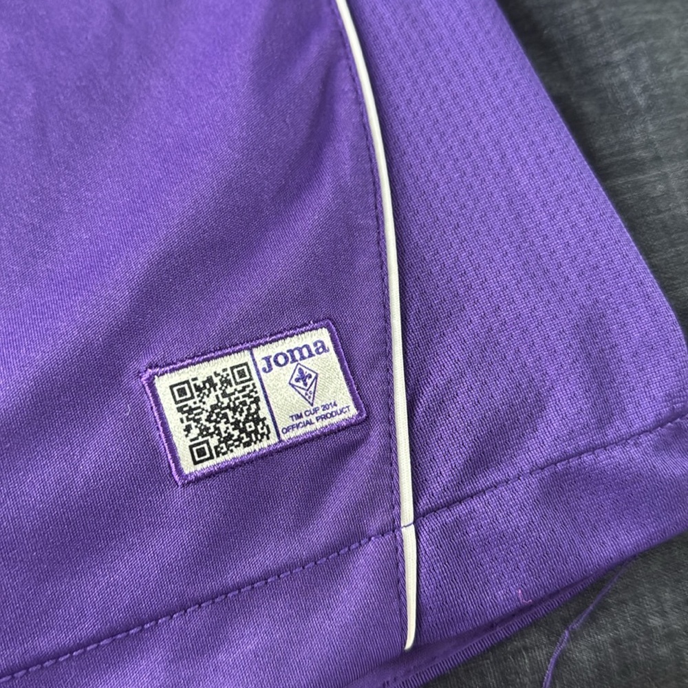 AFC Fiorentina #11 Juan Cuadrado 2014 Coppa Italia Final Joma Jersey - Picture 9 of 12